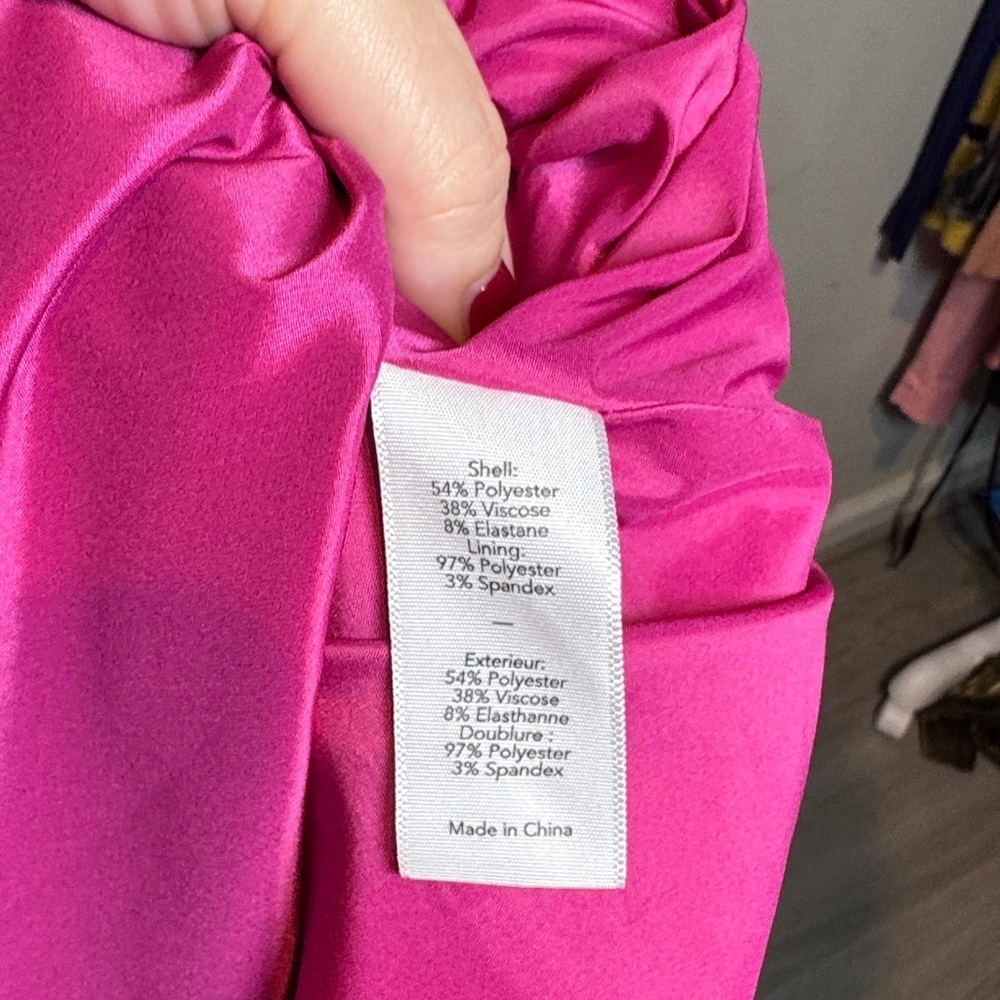 Elizabeth and James Fuchsia Mini Dress - Picture 4 of 4